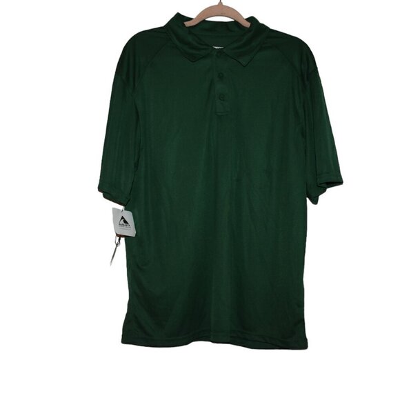 NWT Augusta Sportswear Green Polo Size Large - Picture 1 of 5